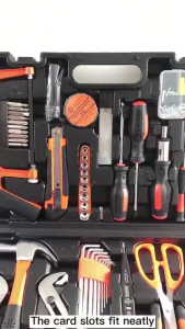 REAIM Toolkit Set Alat Rumah Tangga Home All-in-One Tool 30/62/82PCS Professional Hardware Repair Toolbox 家用工具箱