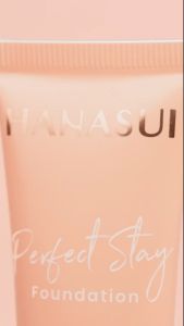 HANASUI Perfect Stay Foundation Fair Indonesia / Foundation 25g / Hybrid Skincare Foundation / Hydrating Longwear / Pore Hiding Oil Control / Hides Blemishes And Discoloration / Natural Matte Finish / Breathable Lightweight / Cosmetic Face Makeup Series