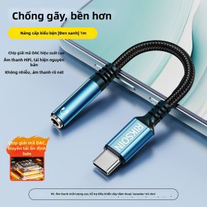 RIKSOIN | Đầu Chuyển Đổi Âm Thanh DAC Type-C sang 3.5mm
