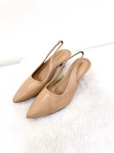 Sepatu wanita Dearva Lusica 105 Heels 3 cm bahan kulit Dove Dearva Lusica Import premium