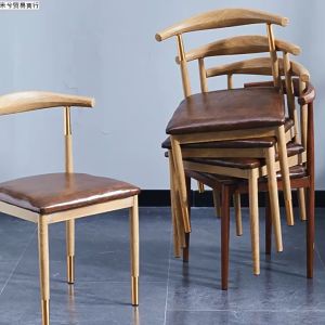 เก้าอี้ เหล็กเคลือบลายไม้ เก้าอี้นั่ง เก้าอี้กินข้าว เก้าอี้นั่งพิง เก้าอี้คาเฟ่ เก้าอี้นั่งเล่น เบาะหนัง เก้าอี้โมเดิร์น