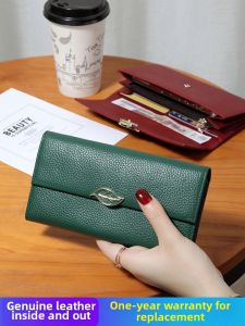 SIFULUN | New Slim Long Genuine Leather Fashion Minimalist High-capacity Wallet
