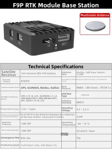 Centimeter Precision RTK Module Open Source Dual Positioning Navigation 1PC