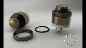 EELHOE | 1NO + 1NC 16MM Nút Nhấn Kim Loại Tròn Nút Chuông Cửa Bằng Thép Không Gỉ Nút Điều Khiển Truy Cập Bằng Thép Không Gỉ Cho Chuông Cửa
