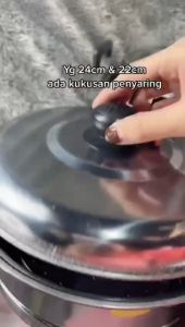 Panci set 5 ukuran bahan stainless