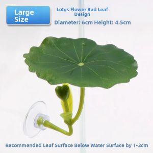 High Simulation Large Size Betta Fish Resting Leaf Floating Bed Special Avoidance Hiding Place for Betta Fish Egg Laying