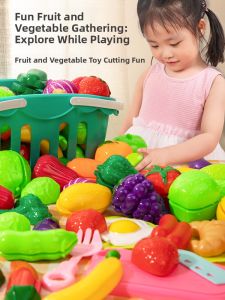 Bộ Đồ Chơi Bếp Cho Trẻ Em với Bộ Cắt Trái Cây và Rau Củ BABYSHOME