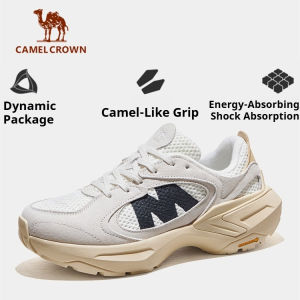 เดินป่ากลางแจ้งทรงอูฐและรองเท้าเดินป่าสำหรับผู้ชาย & ผู้หญิง | รองเท้าระบายอากาศน้ำหนักเบา | กันลื่นทนทานสวมใส่สบายขณะวิ่งและรองเท้าใส่เดิน