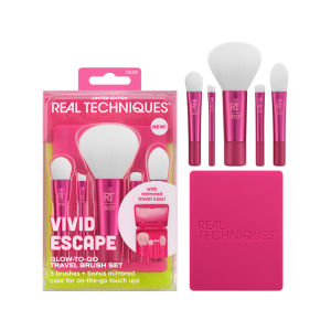Real Techniques | Vivid Escape Glow-To-Go Travel Brush Set