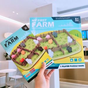 Interesting table games smart farmer theme spatial structure and logical thinking the game.