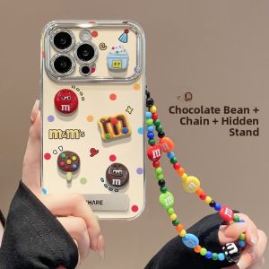 Sup&LV | Apple 16 Series Womens Phone Case With Stand Full Lens Coverage Anti-Fall Protection Bracelet Integrated Silicone Eco-Friendly