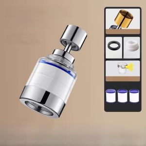 Kitchen Faucet Anti-splash Water Purifier Tap Water Filter Boost Shower Head Universal Sink Extension Water Saving Device