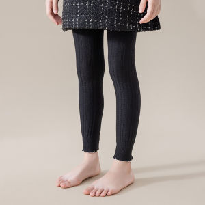 0-12Y ฤดูใบไม้ผลิฤดูใบไม้ร่วงเด็กกางเกงขายาวเด็กวัยหัดเดิน Tights เด็กผ้าฝ้ายข้อเท้าความยาวกางเกงเด็ก Pantyhose
