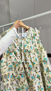 NEW ชุดนอนกระโปรงแขนกุด LXLXXL3XL ผ้า Cotton 100g. นุ่มสบาย ดอกไม้