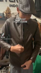 Sakmir - Jaket Kulit Pria Domba Muda Terbaru Bergaransi 100% Berkerah Motif Terbaru BISA COD