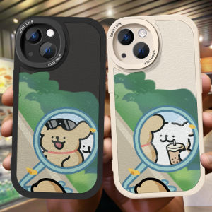 เคสโทรศัพท์ลายสุนัขและกระต่ายน่ารักสำหรับคู่รัก Apple 16promax Huawei Mate70 Pura80 60Nova14 Xiaomi 15 Oppo FindX8/7 Honor Magic6