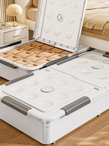 XINGYOU | Moisture-Proof Flat Underbed Storage Box with Wheels
