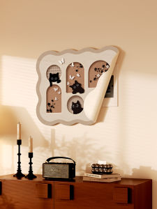 Chinese Ancient Style Cat Punch-Free Meter Box Decorative Painting 2024 New Arrival Magnetic Electric Brake Stickers Distribution Box Hiding Painting