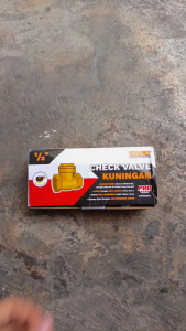 CHECK VALVE (TUSEN KLEP) KUNINGAN 05" HIOSHI / CHECK VALVE 1/2