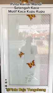 Pintu Kamar Mandi Full Aluminium 200x70cm Pintu kamar mandi Murah Fullset Pintu+Kusen+Engsel+Handle