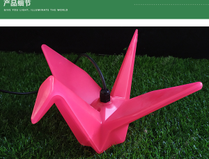 Led Paper Crane Pendant Bar Restaurant Chandelier Outdoor Lighting Small Colored Lights Literary Travel Night Tour Lighting Beautiful Furnishings Decoration