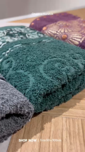 CUCI GUDANG - 4 PCS HANDUK TRAVELLING UK 50 X 100CM - BAHAN KATUN OHANNA - HALUS MENYERAP