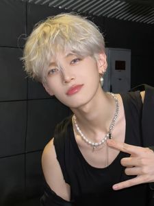 Wig Mens Short Hair Daily Differential Broken Cover Rice White Gold Color Cos Japanese Style Korean Style Handsome Men Fluffy Full-Head Wig