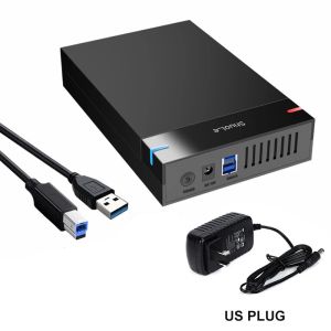 2.5/3.5 inch HDD Case USB3.0 Hard Drive Enclosure SATA to USB 3.0 External Hard Drive Reader 10TB Adapter for PC Laptop