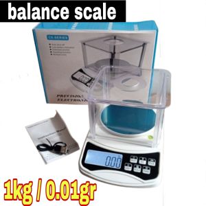 (TJ) 1kg/1000gr 0.01gr timbangan digital emas analitik lab emas obat 1kg 0.01gram