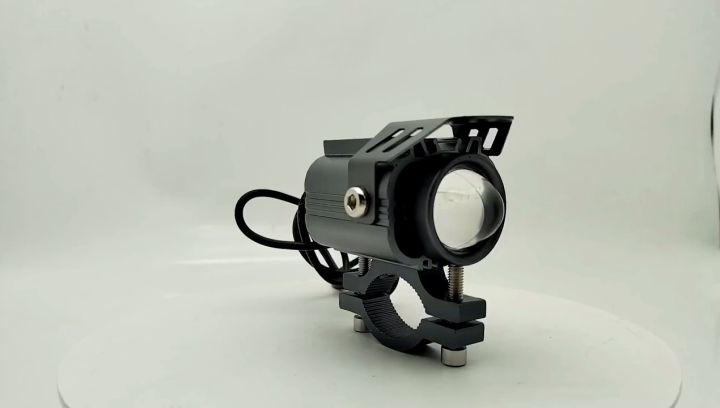 Super Bright Tri-color Motorcycle LED External Headlight Mini Driving ...