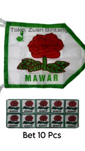 BENDERA REGU PRAMUKA PUTRI /BENDERA REGU PRAMUKA BUNGA