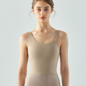 Áo tập MiiOW nữ kiểu không đối xứng không dây có đệm ngực thoải mái