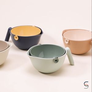 Sarabarn Double Layer Drain Basket | ตะกร้าล้างผักผลไม้ | มีเน็ตผสมที่สอดคล้อง