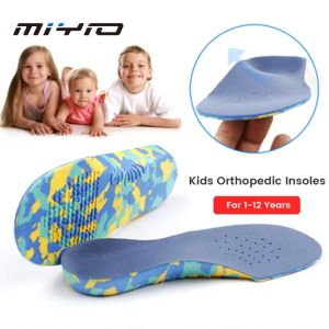 MIYIO 1 Pair Kids Orthopedic Insoles Arch Support Shoe Inserts Children Flatfoot Orthotic Insole Plantar Fasciitis Sport Shoes Pads