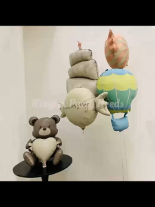 Hot air balloon foil balloon ins style matte foil balloon wedding birthday party decoration
