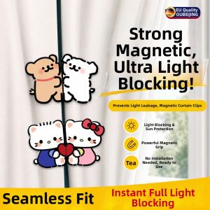 ZHENMIAO | Magnetic Light-Blocking Curtain Fastener Easy Install and Remove