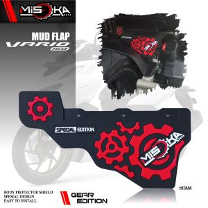 Misoka Mud Flap Vario 160 Penahan Lumpur Karpet Aksesoris Variasi gear