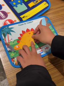 Baby Felt Busy Board Early Education Board Childrens Educational Learning Board Dressing Education Board Toy Handbag Quiet Book