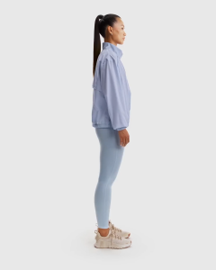 Nike One Seamless Front Womens High-Waisted Full-Length Leggings - Hydrogen Blue [HJ9196-407]