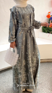 Gamis Dress Muslim Wanita Terbaru Busui Jumbo Size S - 3XL Gamis Kondangan Terbaru Busui & Wudhu Friendly