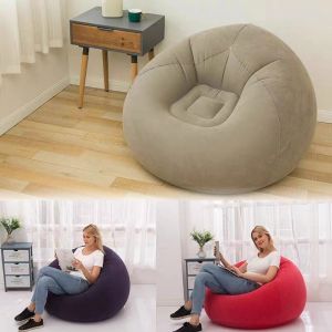 Lazy Sofa Single Bean Bag Tatami Bedroom Balcony Lounge Chair Small Sofa Bed Folding Inflatable Sofa Inflatable Couch Expandable Couch - Lazada