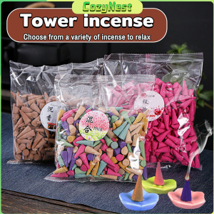 C.N. Tower Incense Cone Sandalwood Household Incense Floral Scent Wormwood