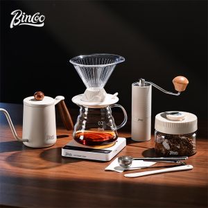 BINCOO Smart Cup American Coffee Filter Hand-Poured Coffee Glass Drip Filter Cup Tea Immersion Set Coffee Brewing Tools