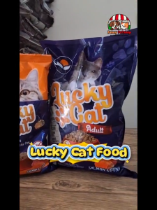 Lucky Cat Tuna Salmon 1kg Adult Cat Food Makanan Kering Kucing Dewasa Premium