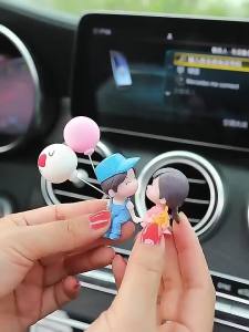 Penghantaran dari China [2025] Hiasan Kereta Bergaya Hiasan Dalaman Kereta Kiss Pasangan Hiasan Comel Hiasan Hiasan Desktop Dewi Hiasan 3.8