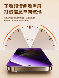 VivoS19 Privacy Screen Protector Full Cover High Definition Blue Light Blocking Tempered Glass Film Eye Protection No Border Anti-Fingerprint