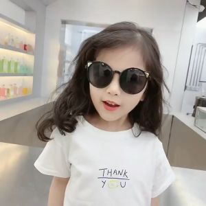 [Xinh độc lạ] Kính thời trang cho bé phong cách Hàn Quốc cá tính Trào lưu tai mèo hoạt hình dễ thương mã T83115