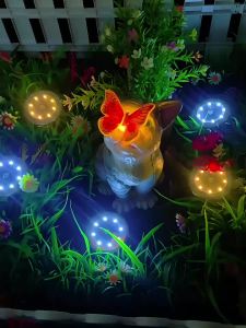 HOT！Lawn Lights 8LED Solar Outdoor Garden Waterproof Decorative For Path Park Way Yard Floor Under Ground Spot Lamp Highlight