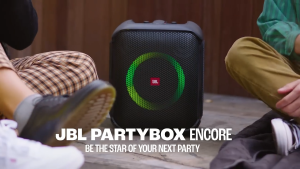JBL Encore Party Box | New Portable Sound System with IPX4 Splashproof & Digital Wireless Mic | 18 Hours Playtime | Multisources Playback