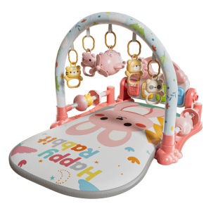 BABYSHOME | Infant Activity Gym with Foot Piano Gift Set for Babies 0+ Months